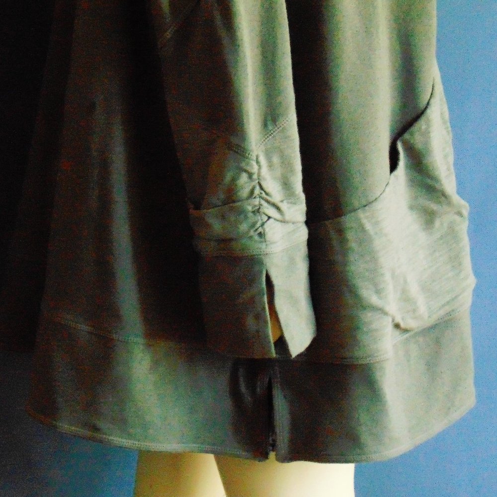 Neon Buddha Olive Green Knit Zipper Jacket 3X - Picture 6 of 8